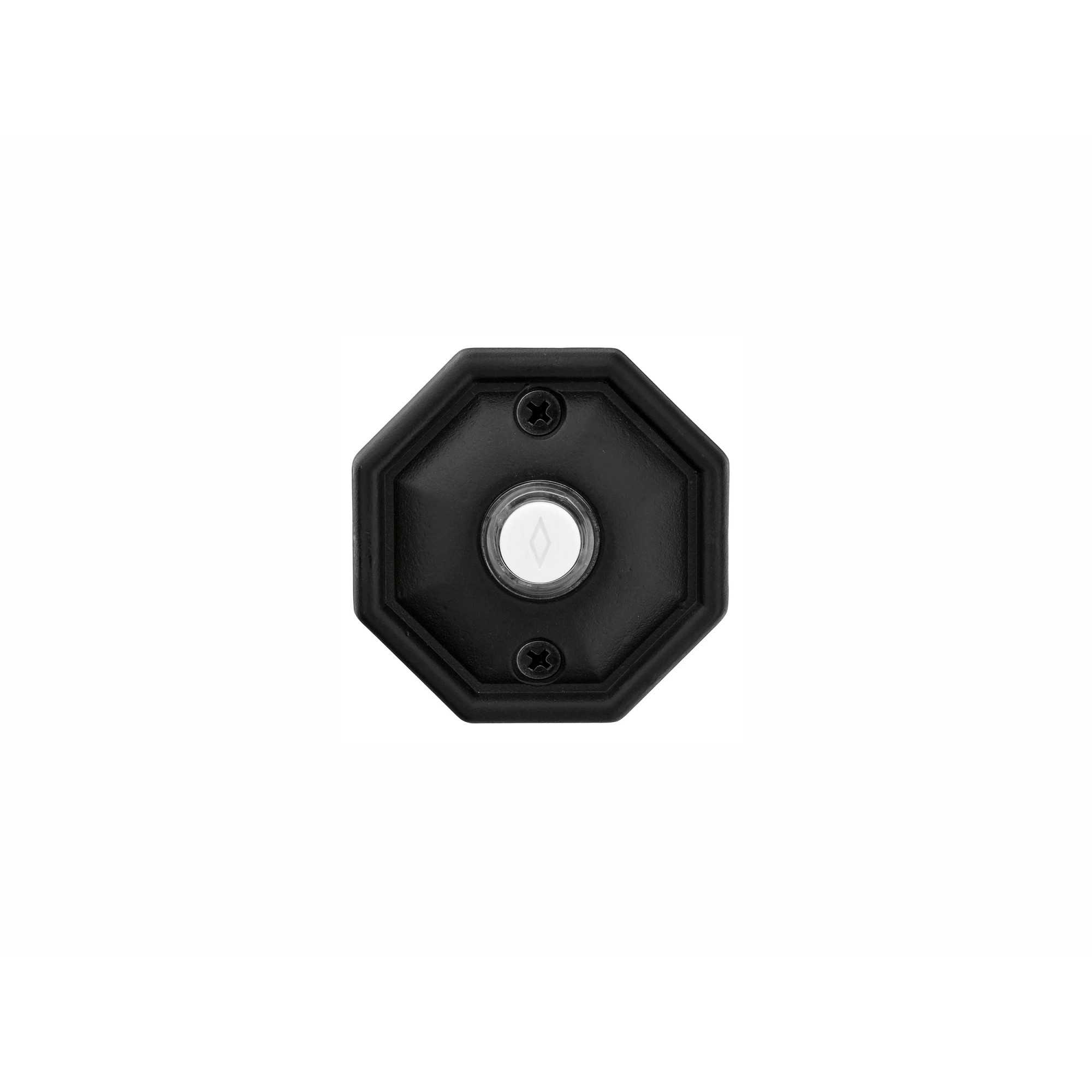 Aged Bronze Doorbell Plate — oil-rubbed bronze with decorative rope border motif